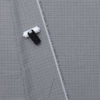 Cotton - Designer Plaid - White Black