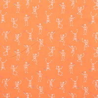 KP Creates - Cotton - Ghostly Garden - Skeleton Jig - Orange