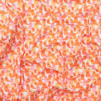 KP Creates - Cotton - Ghostly Garden - Ghost Party - Orange
