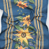 Moda - Cotton - Summer Solstice - Toweling - Nautical Blue Sunflower
