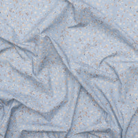 Organic Cotton - Nina Poplin Print - Chambray