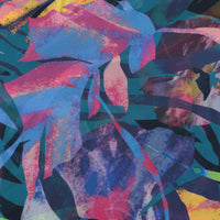 Poly - Chiffon - Digital Print - Navy Teal