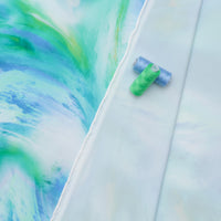 Poly Blend - Nautica - Swimwear Print - Aqua