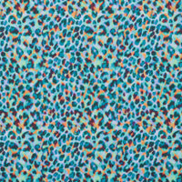 Poly Blend - Nautica - Swimwear Print - Turquoise Teal