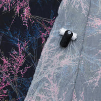 Rayon - Picasso Poplin - Digital Print - Navy Fuchsia