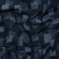 Cotton Blend - Denim Patchwork - Dark Blue