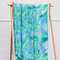 Poly Blend - Nautica - Swimwear Print - Aqua