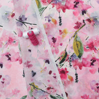 Silk Cotton - Digital Print - Fuchsia