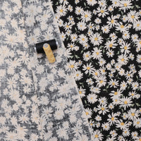 Sevenberry - Cotton - Canvas - Daisies - Black