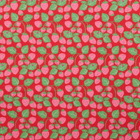 Sevenberry - Cotton - Canvas - Strawberries - Red
