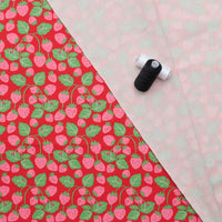 Sevenberry - Cotton - Canvas - Strawberries - Red