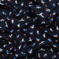 Sevenberry - Cotton - Canvas - Puffins - Navy