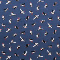 Sevenberry - Cotton - Canvas - Puffins - Denim