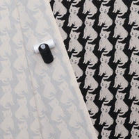 Sevenberry - Cotton - Canvas - Cats - Black