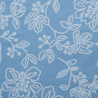 Cotton Blend - Chambray Burnout - Flower Vines - Assorted