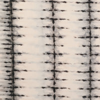 Viscose - Challis - Digital Print - Tiedye Stripe - Off White Black