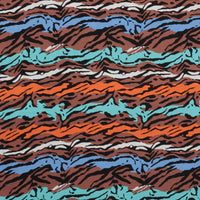 Rayon - Poplin Print - Animal Stripes - Assorted