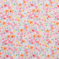 Cotton - Double Gauze - Print - Flower Leaves