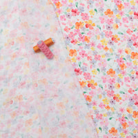 Cotton - Double Gauze - Print - Flower Leaves