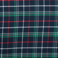 Cotton - Yard Dyed Plaid - Navy Green Red
