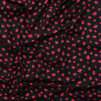 Camelot - Cotton - Oh Canada - Maple Leaves - Black