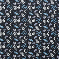 Camelot - Cotton - Ouija Collection II - Dark & Whimsical - Black