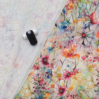 Rayon Linen - Palma Print - Floral Multi