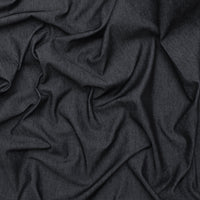 Cotton - Italian Stretch Denim - Medium Weight - Black