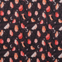 Ruby Star - Cotton - Freaky Familiars - Who Cooks For You- Eggplant