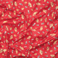Studio E - Cotton - Christmas At Pooh Corner - Bears and Bundles - Red