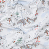 Studio E - Cotton - Christmas At Pooh Corner - Frosted Acre Wood - Snow