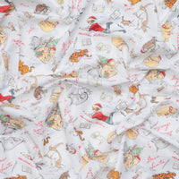 Studio E - Cotton - Christmas At Pooh Corner - Dear Santa - Snow