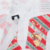 Studio E - Cotton - Christmas At Pooh Corner - Christmas Stockings - Panel