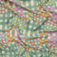 Rayon Blend - Santa Barbara - Crepe Print - Mint Pink