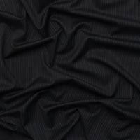 Wool - Suiting - Stripe - Charcoal Blue