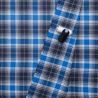 Cotton - Mammoth Flannel - Game Day - Royal Blue White