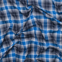Cotton - Mammoth Flannel - Game Day - Royal Blue White