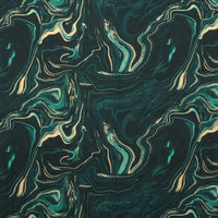 Camelot - Cotton - Gilded Collection - Gilded Ripples Green