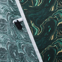 Camelot - Cotton - Gilded Collection - Gilded Ripples Green