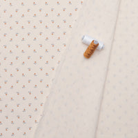 Cotton - Heirloom - Quilted Gauze - Cream Mustard