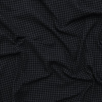 Organic Cotton - Lennon - Double Gauze Check - Black