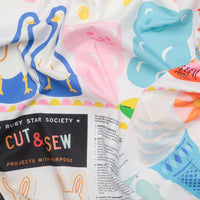 Ruby Star - Cotton - Project With Purpose 2026 - Cut & Sew Panel