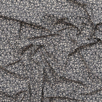 Organic Cotton - Nina Poplin Print - Black Butter