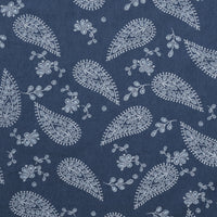 Cotton Blend - Chambray Burnout - Paisley - Assorted