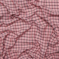 Cotton Blend - Eden Yarn Dye - Check - Strawberry