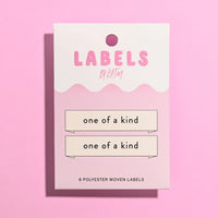 Kylie and the Machine - Sewing Label - One Of A Kind