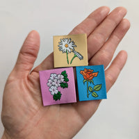 Intensely Distracted - Sewing Label - Birth Month Flower Series 2