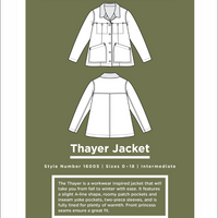 Grainline Studio - Thayer Jacket - Sizes 0-18