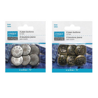UNIQUE - Jean Buttons - 20mm - Assorted