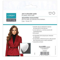 UNIQUE - Felt Set-In Shoulder Pads - Large